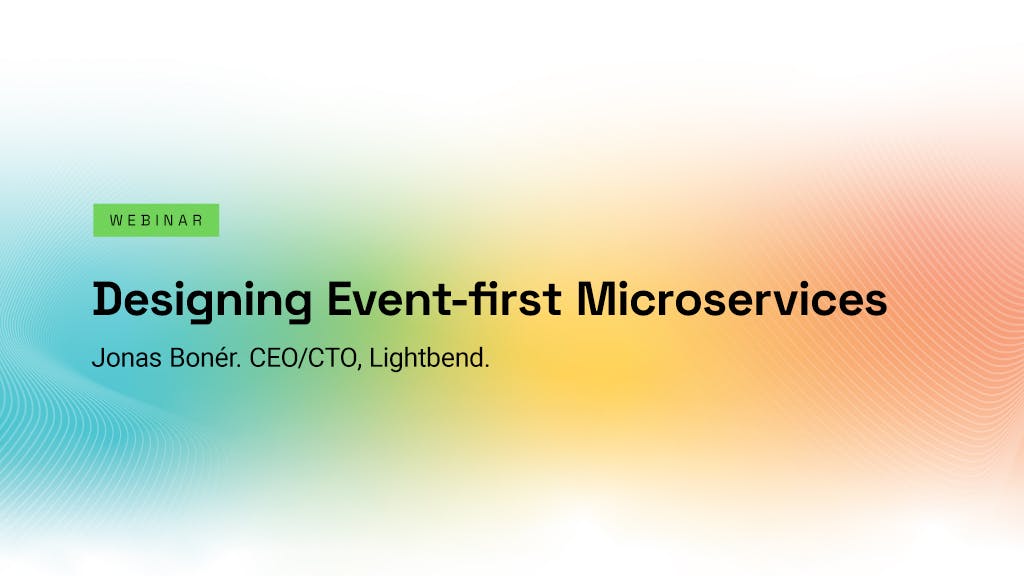 Designing Event-first Microservices