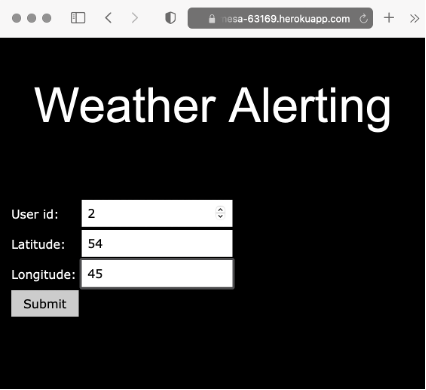 Real-Time Weather Alerting with Kalix
