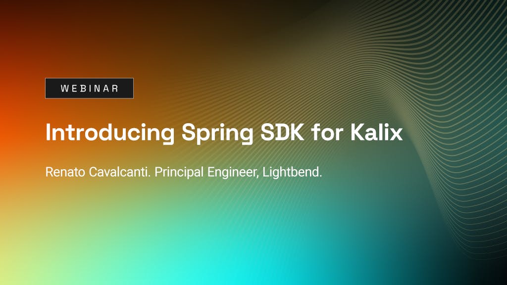 Introducing Spring SDK for Kalix